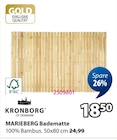 MARIEBERG Badematte von Kronborg für 18,50 € bei JYSK im Angebot MARIEBERG Badematte von Kronborg im aktuellen JYSK Prospekt
