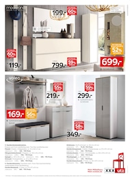 XXXLutz Möbelhäuser Garderobe im Prospekt 