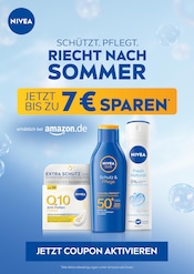 NIVEA Drogerie-und-Parfuemerie Prospekt der aktuellen Woche mit 1 Seite, gültig von 14.07.2026 bis 27.07.2026, in Appenweier und Umgebung Aktueller NIVEA Drogerie-und-Parfuemerie Prospekt in Appenweier und Umgebung, "Schützt. Pflegt. Riecht nach Sommer" mit 1 Seite, 14.07.2026 - 27.07.2026