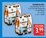 Aktuelles bier Angebot bei Marktkauf in Plauen ab 3,99 €