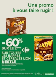 Prix et réduction Lion dans le prospectus Carrefour Proximité en cours Offre Lion dans le catalogue Carrefour Proximité du moment à la page 5