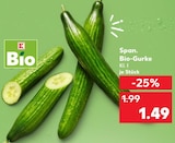 Span. Bio-Gurke im Kaufland Prospekt Span. Bio-Gurke von im aktuellen Kaufland Prospekt für 1,49 €