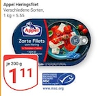 Heringsfilet im Angebot bei GLOBUS in Krefeld Heringsfilet Angebote von Appel bei GLOBUS Krefeld für 1,11 €