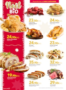 Prospectus NaturéO à Clichy-sous-Bois, "Mon Noël BIO", 34 pages de promos valables du 26/11/2025 au 04/01/2026