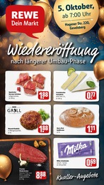 Aktueller REWE Supermärkte Prospekt für Gevelsberg 02.10.2023 - 07.10.2023 REWE Prospekt für Gevelsberg mit 32 Seiten