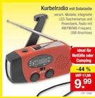 Kurbelradio mit Solarzelle Angebote bei Zimmermann Gifhorn für 9,99 €