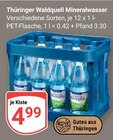 Mineralwasser im Angebot bei GLOBUS in Gera Mineralwasser Angebote von Thüringer Waldquell bei GLOBUS Gera für 4,99 €