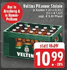 Pilsener Steinie im Angebot bei EDEKA in Arnsberg Pilsener Steinie Angebote von Veltins bei EDEKA Arnsberg für 10,99 €