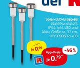 Solar-LED-Erdspieß im aktuellen ROLLER Prospekt