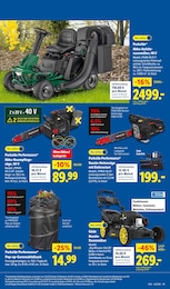 Lidl Rasenmäher im Prospekt 