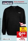 Herren Sweatshirt Angebote von Mistral bei Netto Marken-Discount Bochum für 9,99 €