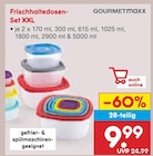Frischhaltedosen-Set XXL im Netto Marken-Discount Prospekt Frischhaltedosen-Set XXL von GOURMETmaxx im aktuellen Netto Marken-Discount Prospekt für 9,99 €