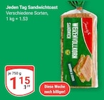 Aktuelle Toaster Angebote bei GLOBUS in Halle (Saale) Aktuelles Weizenvollkorn Sandwich Angebot bei GLOBUS in Halle (Saale) ab 1,15 €