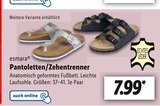 Pantoletten/Zehentrenner Angebot in Schlangenbad Pantoletten/Zehentrenner im aktuellen Prospekt bei Lidl in Schlangenbad