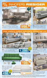 Möbel Inhofer Sofa im Prospekt 