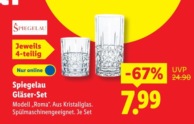 Gläser-Set Modell 'Roma'