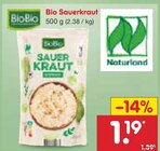 Bio Sauerkraut im Angebot bei Netto Marken-Discount in Hof Bio Sauerkraut Angebote von BioBio bei Netto Marken-Discount Hof für 1,19 €