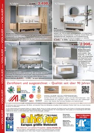 Möbel Inhofer Waschtischunterschrank im Prospekt 