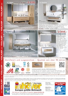 Badmöbel im aktuellen Möbel Inhofer Prospekt (Ingolstadt) Badmöbel im Möbel Inhofer Prospekt "VOGLAUER" mit 8 Seiten (Ingolstadt)