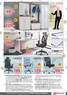 Bürostuhl im aktuellen Möbelzentrum Pforzheim Prospekt (Karlsruhe) Bürostuhl im Möbelzentrum Pforzheim Prospekt "-25% auf Weihnachtsware" mit 16 Seiten (Karlsruhe)
