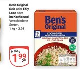 Reis im Angebot bei GLOBUS in Leipzig Reis Angebote von Ben's Original bei GLOBUS Leipzig für 1,99 €
