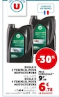 Huile 2 temps 2L pour motoculture - U à 6,78 € dans le catalogue Super U