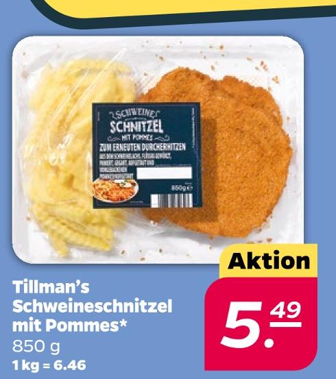 Schweineschnitzel mit Pommes