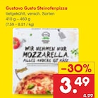 Steinofenpizza Angebote von Gustavo Gusto bei Netto Marken-Discount Dresden für 3,49 €