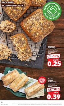 Brot im Kaufland Prospekt "Aktuelle Angebote" mit 60 Seiten (Chemnitz)
