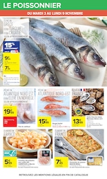 Prix et réduction Crustacés dans le prospectus Carrefour en cours Offre Crustacés dans le catalogue Carrefour du moment à la page 27