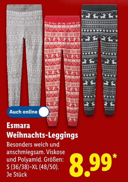 Weihnachts-Leggings