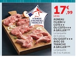 Agneau Cote à Griller - FILIERE U - Super U à Niort Agneau Cote à Griller - FILIERE U en promo chez Super U Niort à 17,99 €