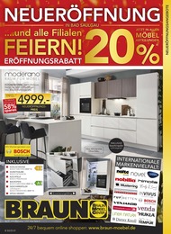 Möbel & Einrichtung Prospekt von BRAUN Möbel-Center Oberkirch BRAUN Möbel-Center Prospekt: "NEUERÖFFNUNG", 24 Seiten, 17.09.2025 - 18.10.2025