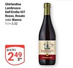 Lambrusco Dell’Emilia IGT Rosso im Angebot bei GLOBUS in Kerpen Lambrusco Dell’Emilia IGT Rosso Angebote von Ghirlandina bei GLOBUS Kerpen für 2,49 €