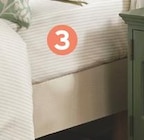 3 drap housse helmi sauge - DOMEDIA en promo chez Intermarché Super Béziers à 10,43 €