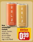 weinhaltiger Cocktail im Angebot bei REWE in Wesel weinhaltiger Cocktail Angebote von Bree bei REWE Wesel für 0,99 €