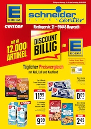 Supermarkt Prospekt von E center Kulmbach E center Prospekt: "DISCOUNT BILLIG", 2 Seiten, 01.09.2025 - 06.09.2025