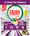 TABLETTES LAVE VAISSELLE FAIRY - FAIRY en promo chez Auchan Hypermarché TABLETTES LAVE VAISSELLE FAIRY - FAIRY dans le catalogue Auchan Hypermarché