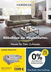 HARDECK Möbel & Einrichtung Prospekt der aktuellen Woche mit 1 Seite, gültig von 25.05.2026 bis 31.05.2026, in Lengerich und Umgebung Aktueller HARDECK Möbel & Einrichtung Prospekt in Lengerich und Umgebung, "Möbelhaus der Möglichkeiten" mit 1 Seite, 25.05.2026 - 31.05.2026