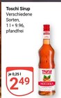 Sirup Angebote von Toschi bei GLOBUS Salzgitter für 2,49 €