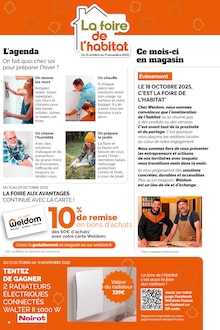 Catalogue Weldom à Pouilly-en-Auxois cette semaine, valable du 15/10/2025 au 11/11/2025 Prospectus Weldom à Pouilly-en-Auxois, "La foire de l'habitat", 12 pages de promos valables du 15/10/2025 au 11/11/2025