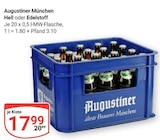 Aktuelle Augustiner Angebote bei GLOBUS in Duisburg Aktuelles Hell Angebot bei GLOBUS in Duisburg ab 17,99 €