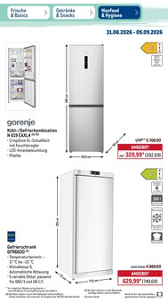 Kühlschrank im aktuellen METRO Prospekt (Norderstedt) Kühlschrank im METRO Prospekt "Wochenangebote - Frische & Basics" mit 53 Seiten (Norderstedt)