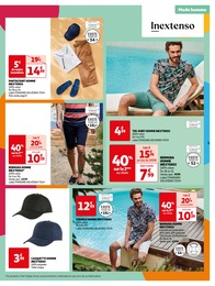 Offre T-Shirt Homme dans le catalogue Auchan Hypermarché du moment à la page 5