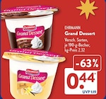 Grand Dessert Chocolate von Ehrmann im aktuellen ALDI SÜD Prospekt für 0,44 €