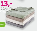 Aktuelle Bettdecke Angebote bei mömax in Augsburg Aktuelles TAGESDECKE „GRACE“ Angebot bei mömax in Augsburg ab 13,00 €