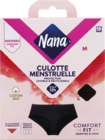 Culotte menstruelle noir taille M protection lavable - NANA en promo chez Monoprix Neudorf Strasbourg à 13,14 €