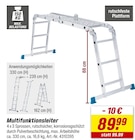 Multifunktionsleiter im Angebot bei toom Baumarkt in Wismar Multifunktionsleiter Angebote bei toom Baumarkt Wismar für 89,99 €
