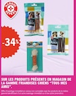 -34% sur les produits présents en magasin de la gamme friandises chiens TOUS MES AMIS - TOUS MES AMIS dans le catalogue E.Leclerc