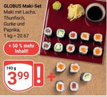 Maki-Set im Angebot bei GLOBUS in Siegen Maki-Set Angebote von GLOBUS bei GLOBUS Siegen für 3,99 €